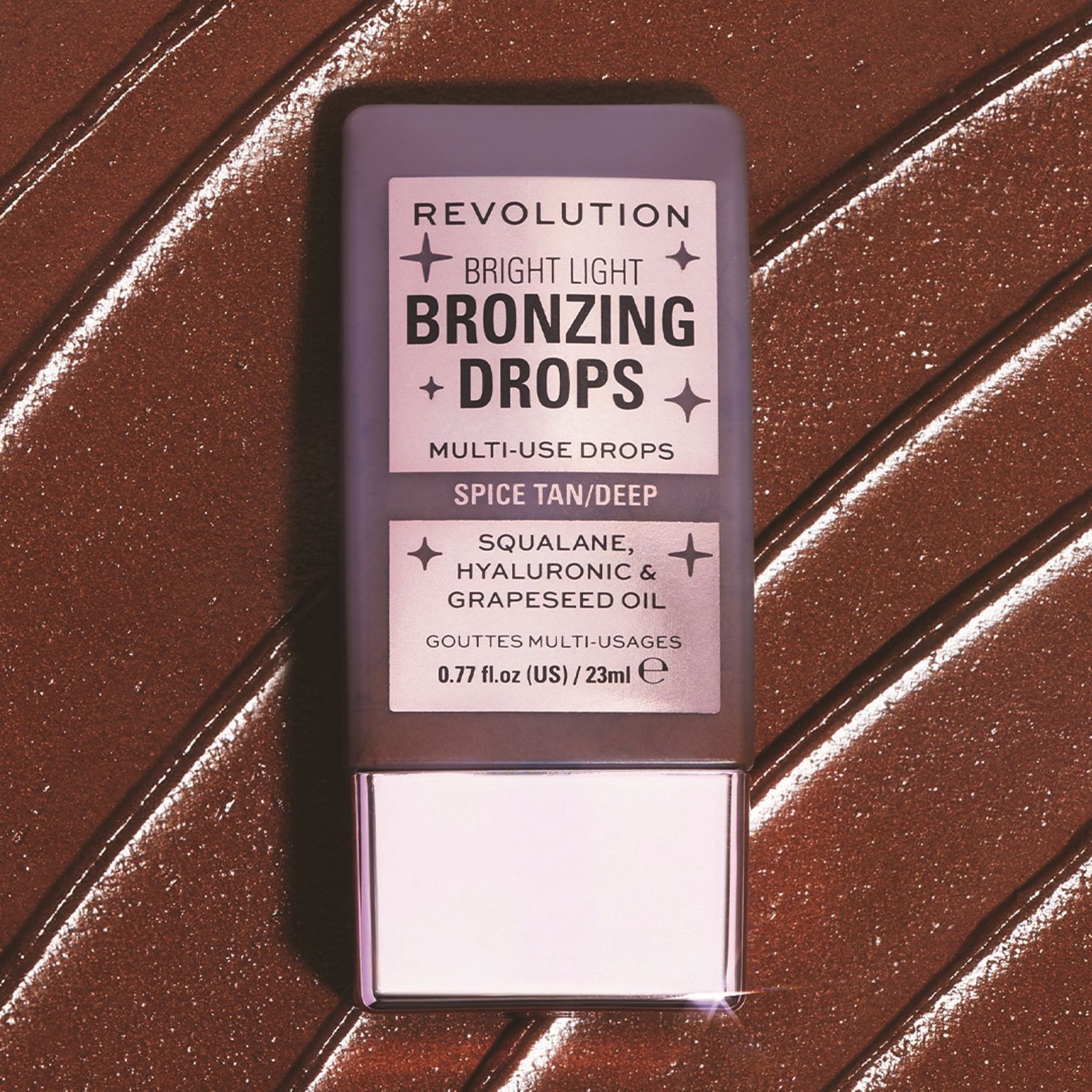 Makeup Revolution Bronze and Glow Drop Duo (Various Shades) - Deep Bronze Spice