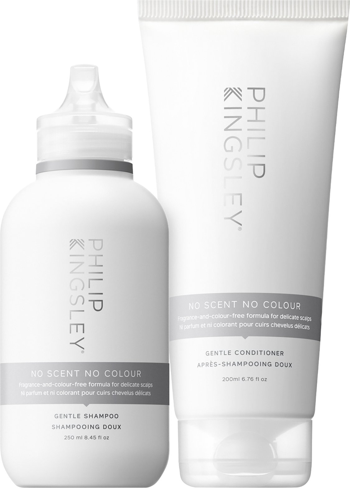 Philip Kingsley No Scent No Colour Shampoo 250ml and Conditioner 200ml Duo