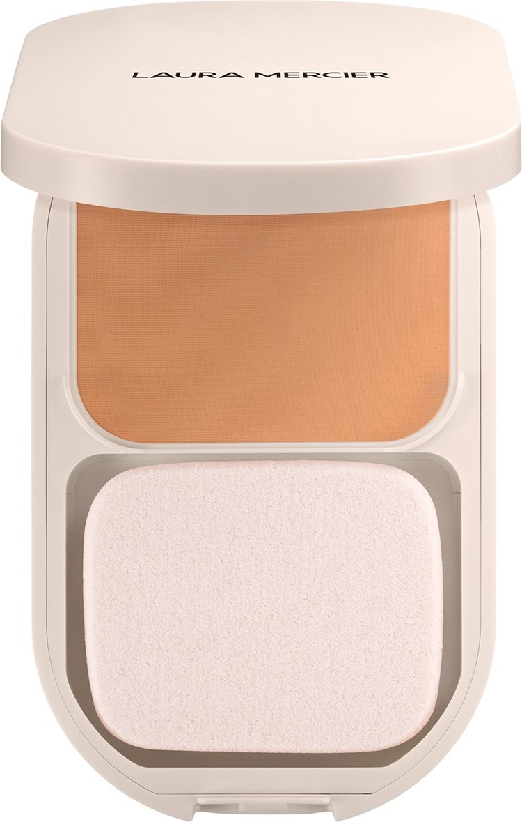 Thumbnail - Laura Mercier - Real Flawless Feathermatte Powder Foundation (Various Shades) - 3W Butterscotch