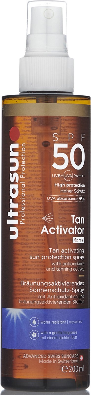 Ultrasun Body Tan Activator SPF50 200ml