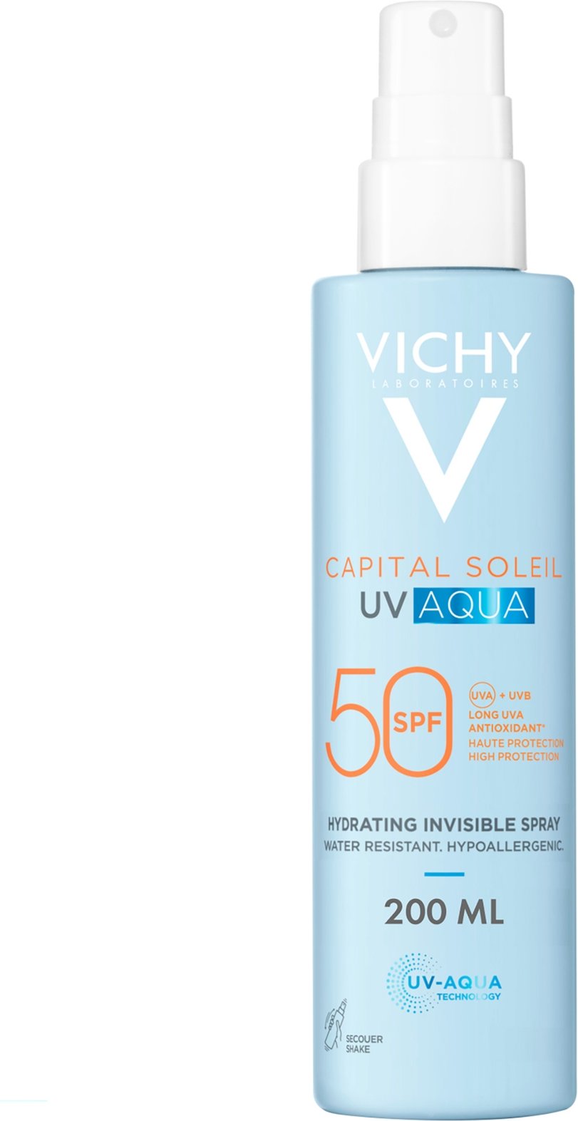 Vichy Capital Soleil UV Aqua Hydrating Invisible Spray SPF50 200ml