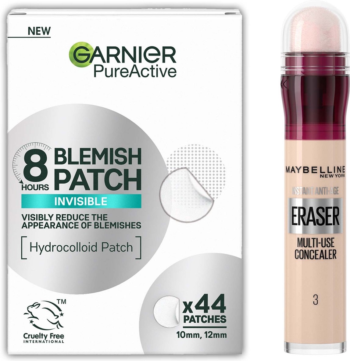 Garnier x Maybelline Patch & Conceal Bundle (Various Shades) - 03 Fair