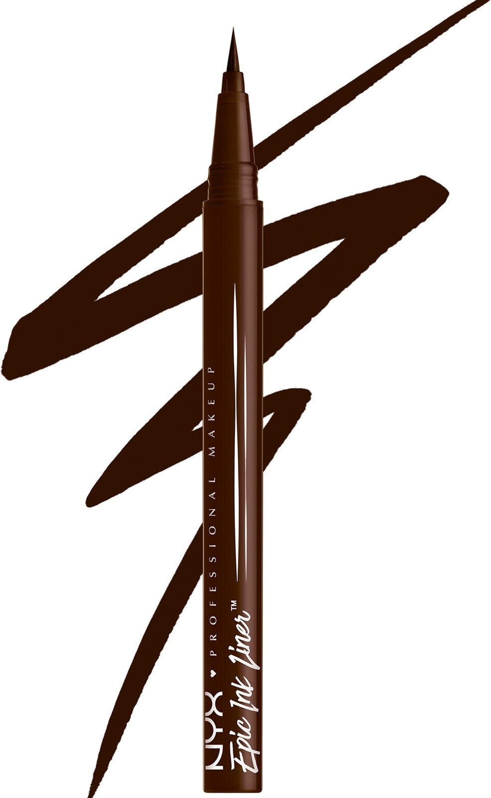 NYX Professional Make Epic Ink Liner, Waterproof Liquid Eyeliner Pen - Milk Chocolate