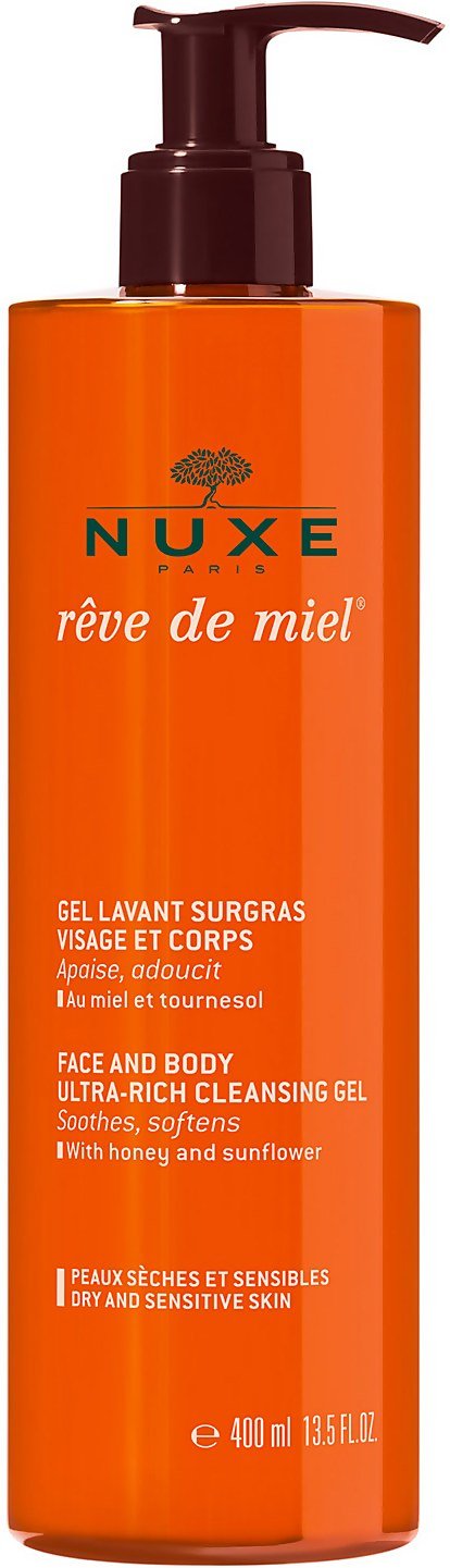 NUXE Rêve de Miel Ultra Reichhaltiges Reinigungsgel für Gesicht und Körper (400ml)