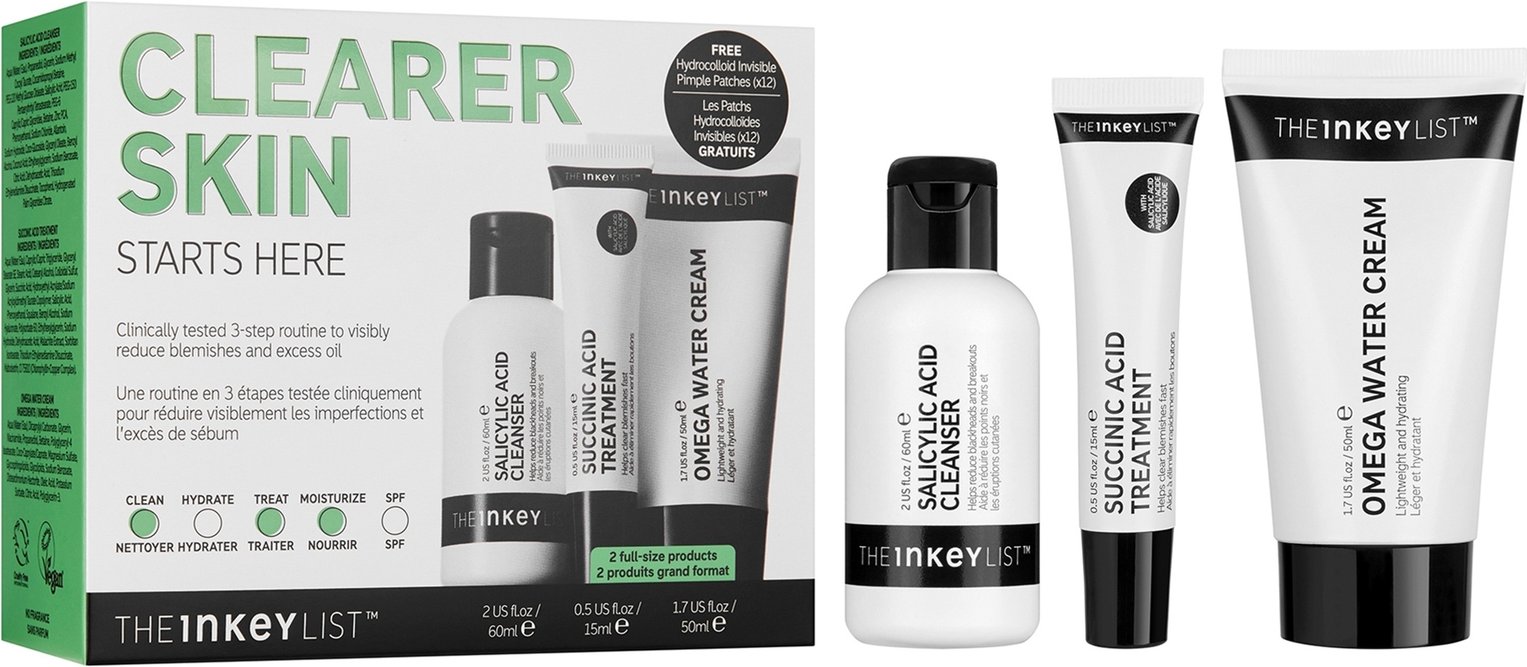 The Inkey List Clear Skin Kit