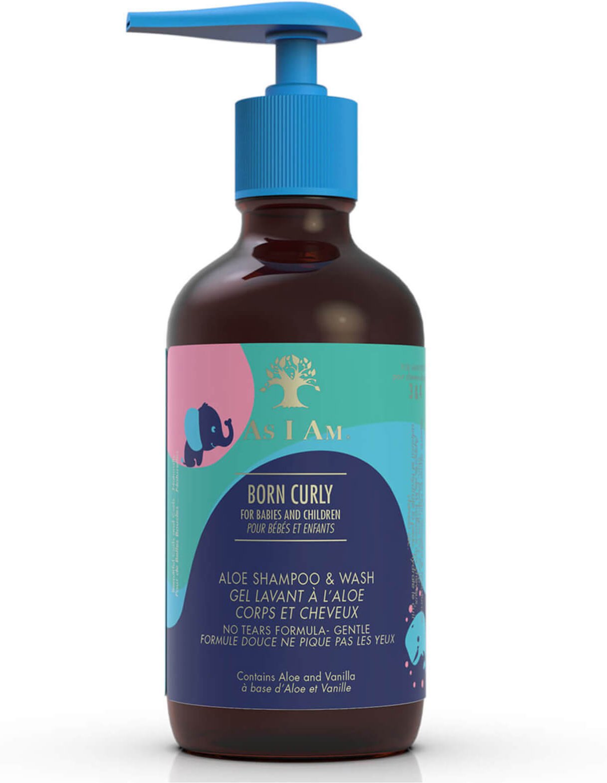 As I Am Born Curly Aloe Shampoo and Wash 240ml