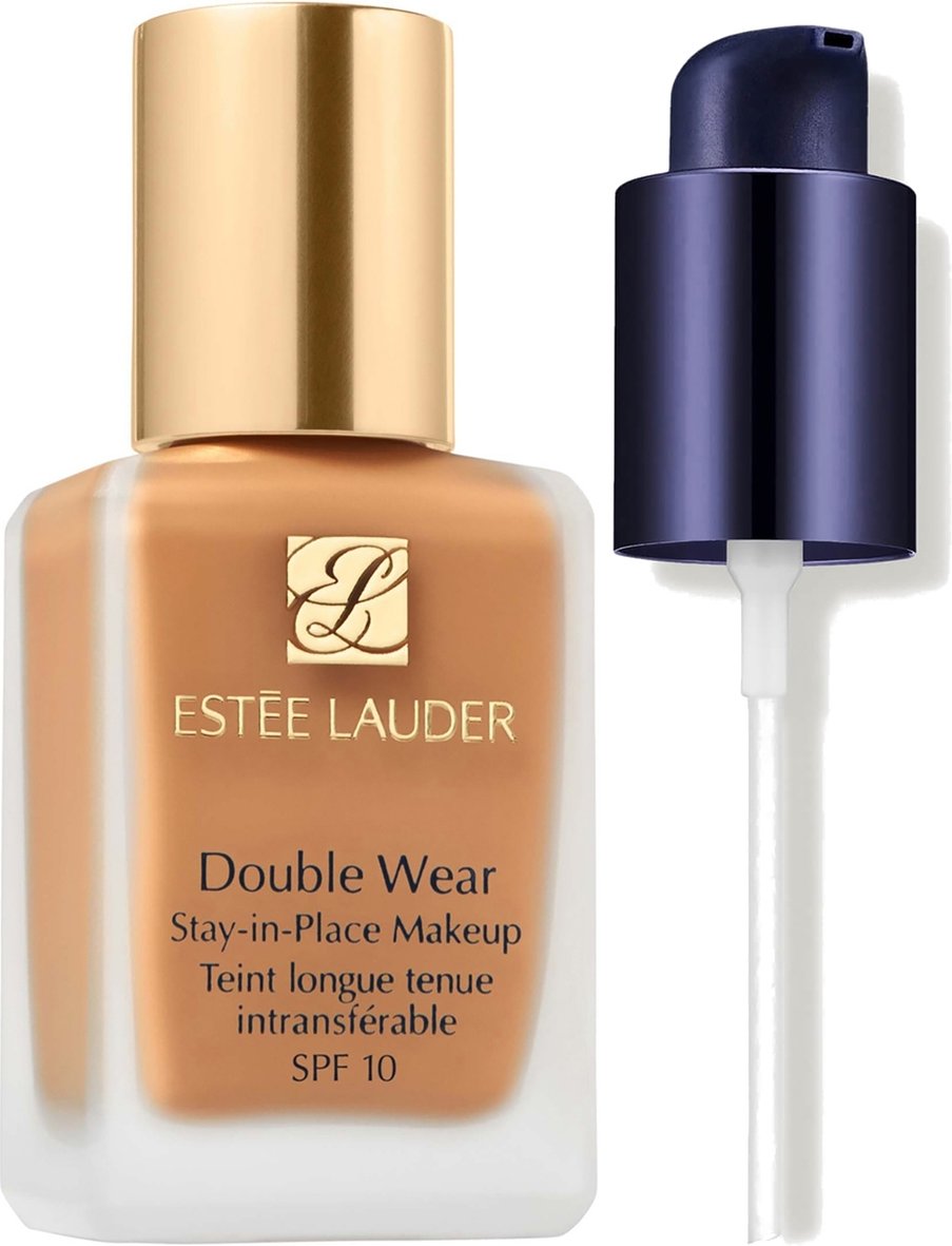 Estee Luader Double Wear Stay-in-Place Makeup With Makeup Pump Bundle (Various Shades) - 2W1.5 Natural Suede