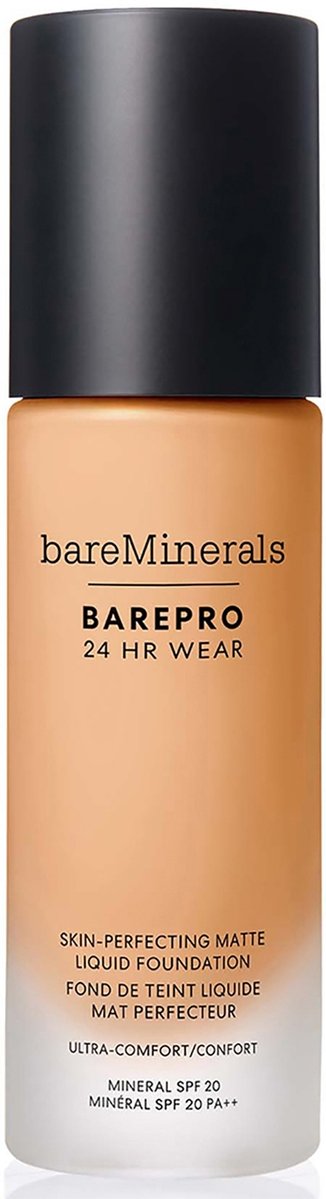 bareMinerals Barepro 24Hr Matte Comfort Liquid Foundation Mineral Spf20 30ml (various shades) - Med. 30 Neutral