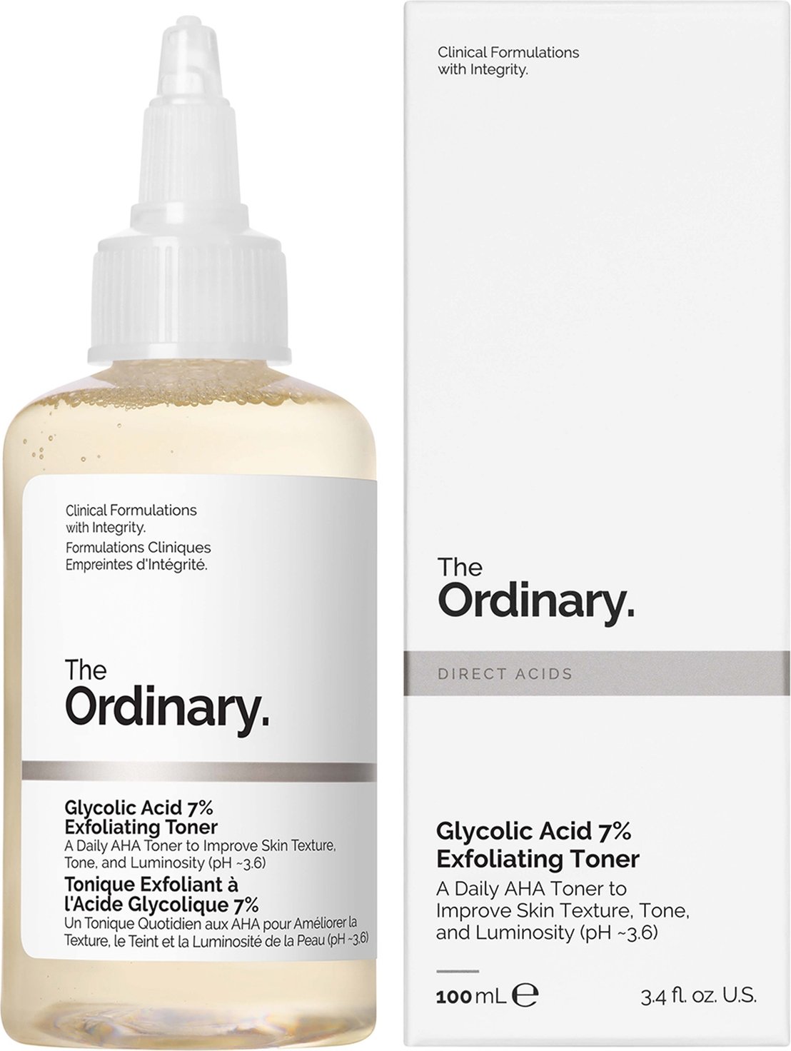 The Ordinary Glycolic Acid 7% Exfoliating Toner 100ml