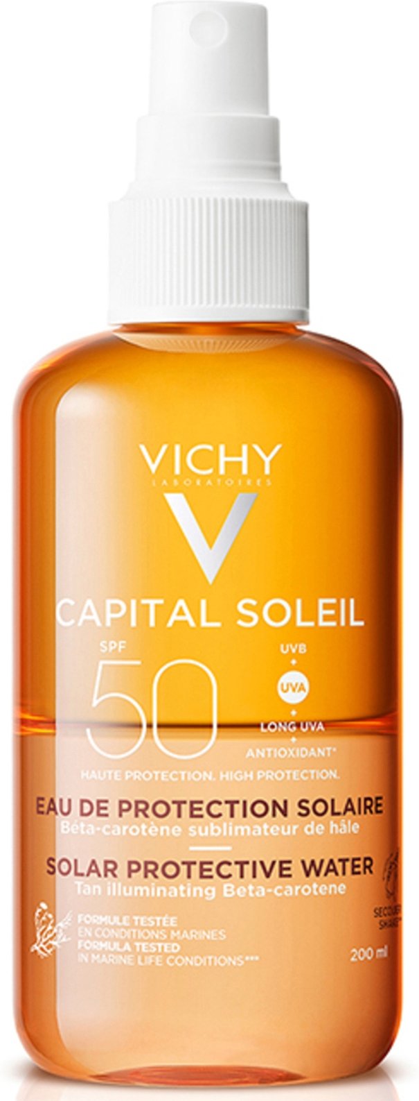 VICHY Capital Soleil Solar Protective Water Tan Enhance SPF50 200ml