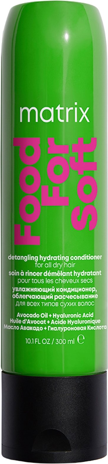 Matrix Food For Soft Detangling Conditioner with Avocado Oil and Hyaluronic Acid For Dry Hair 300ml