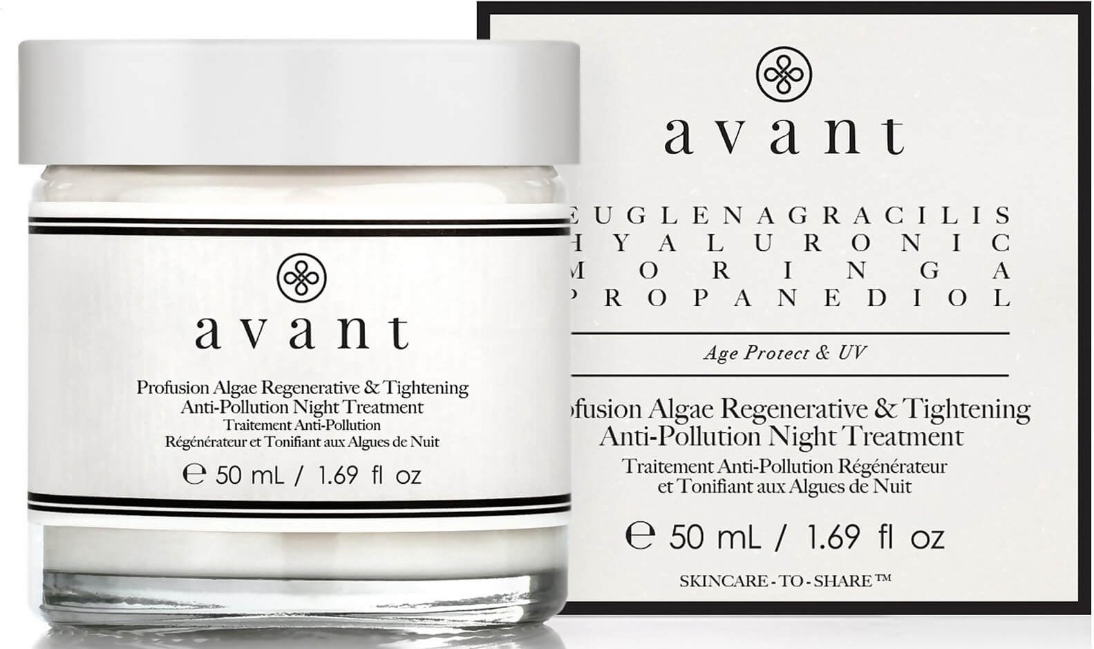 Avant Skincare Profusion Algae Regenerative and Tightening Anti-Pollution Night Treatment 50ml
