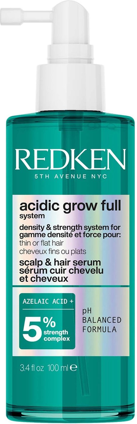 Redken Acidic Grow Full System Hair Serum for Thin Hair, Strengthens & Thickens