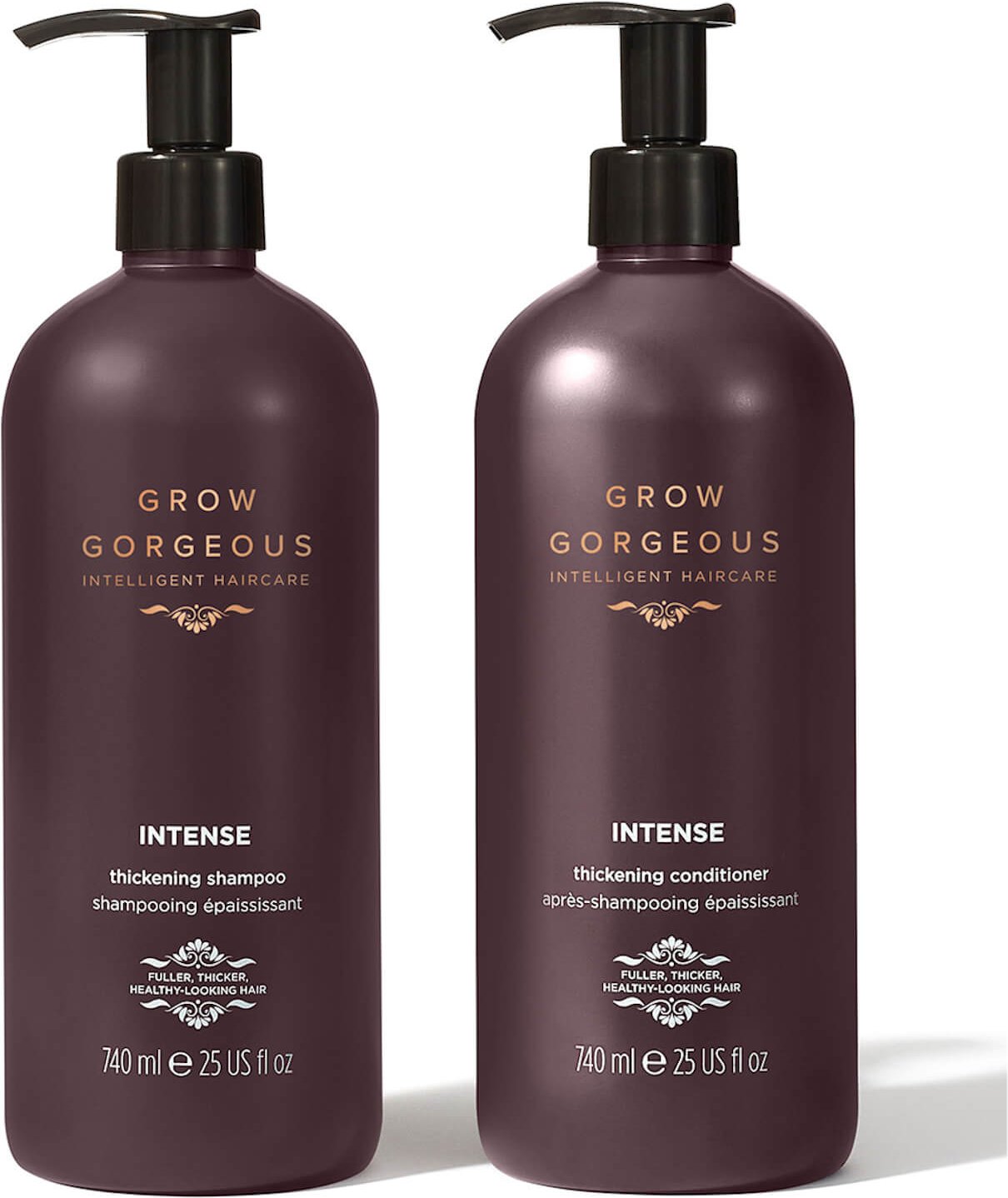 Grow Gorgeous Supersize Intense Thickening Shampoo and Conditioner Bundle