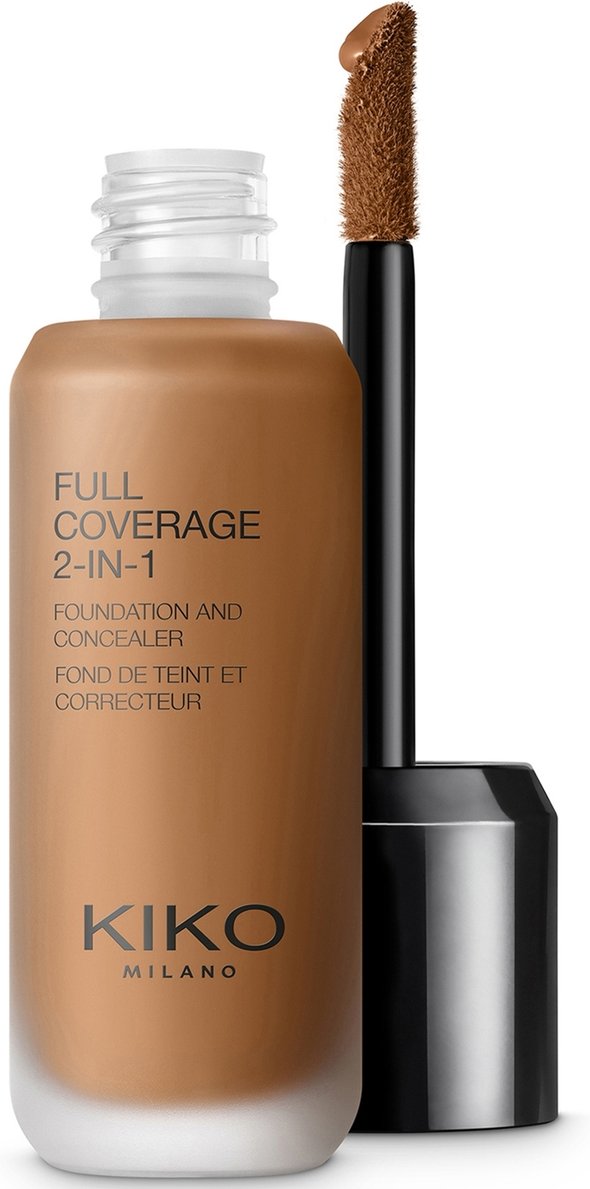 KIKO Milano Full Coverage 2-in-1 Foundation and Concealer 25ml (Various Shades) - 110 Neutral