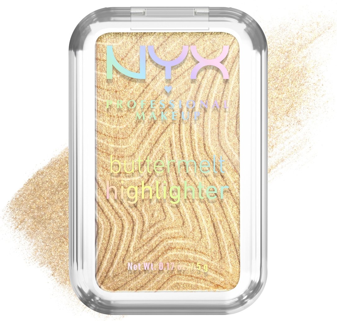 NYX Professional Makeup Buttermelt Highlighter 5g (Various Shades) - Butta Than Gold