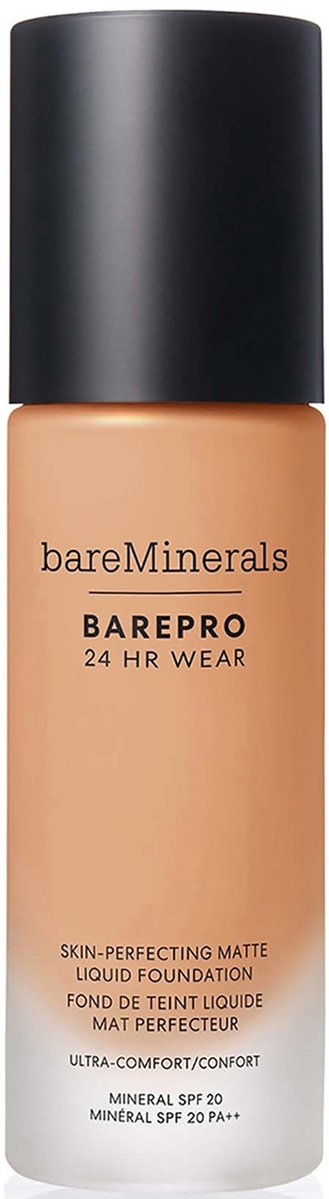 bareMinerals Barepro 24Hr Matte Comfort Liquid Foundation Mineral Spf20 30ml (various shades) - Med. 37 Warm