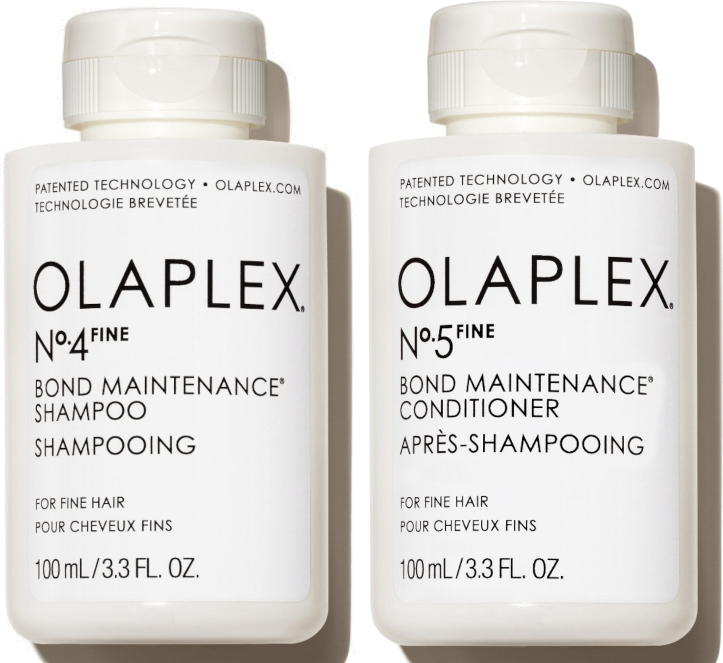 Olaplex No.4 and No.5 Fine Shampoo and Conditioner Duo 100ml