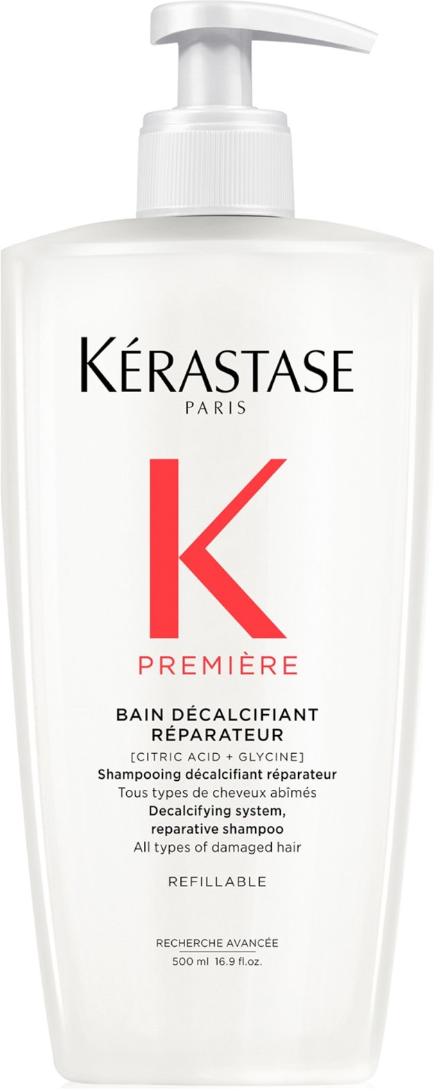 Thumbnail - Kérastase Première Shampoo Decalcifying & Repairing Refillable Bottle for Damaged Hair with Pure Citric Acid and Glycine...