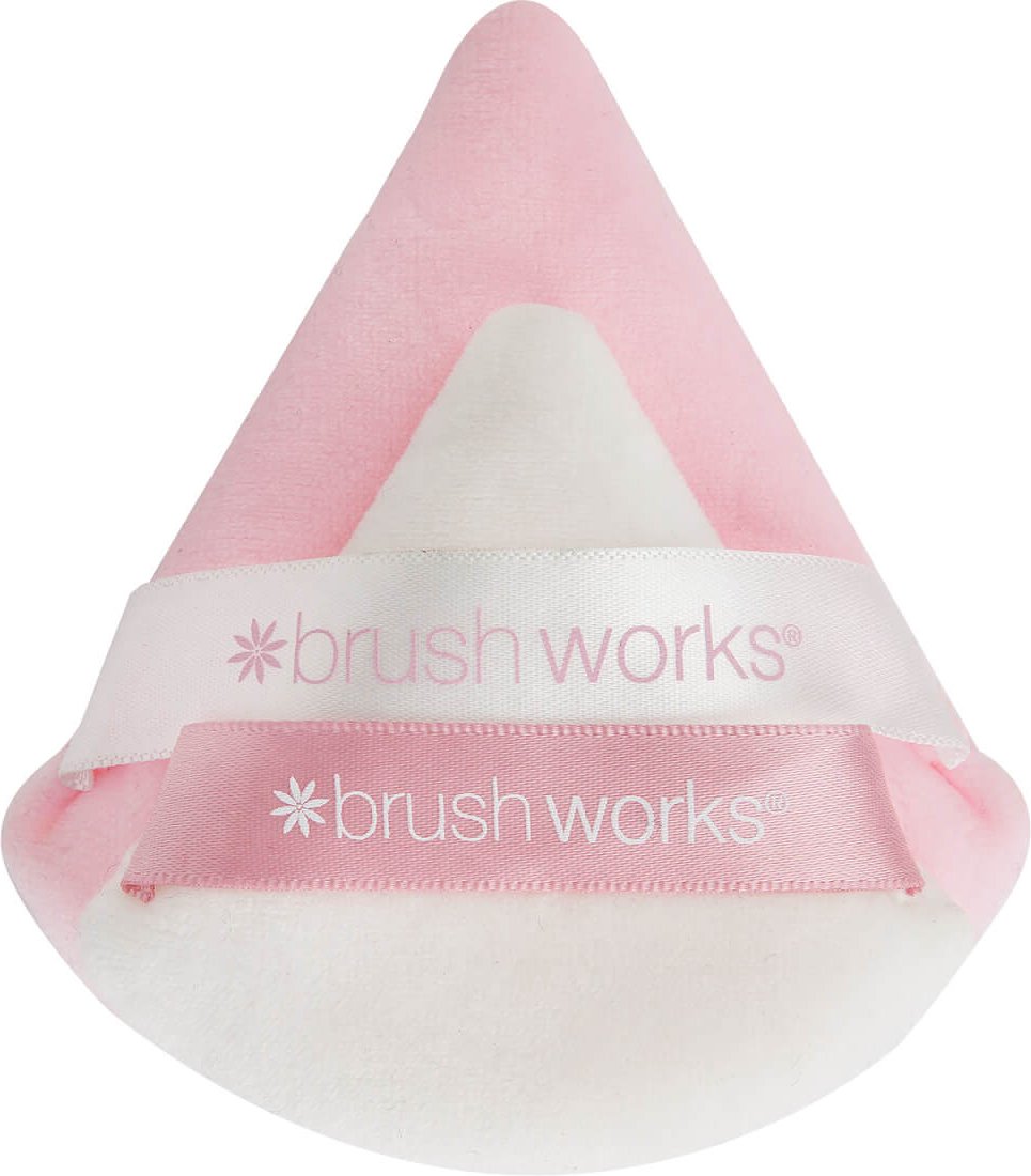 brushworks Triangle Powder Puff Duo