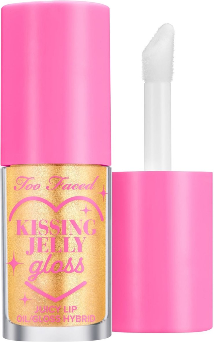 Too Faced Kissing Jelly Lip Oil Gloss 4.5ml - (Various Shades) - Pina Colada
