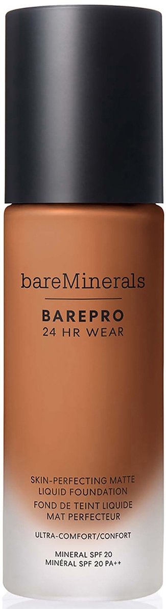 bareMinerals Barepro 24Hr Matte Comfort Liquid Foundation Mineral Spf20 30ml (various shades) - Deep 50 Neutral