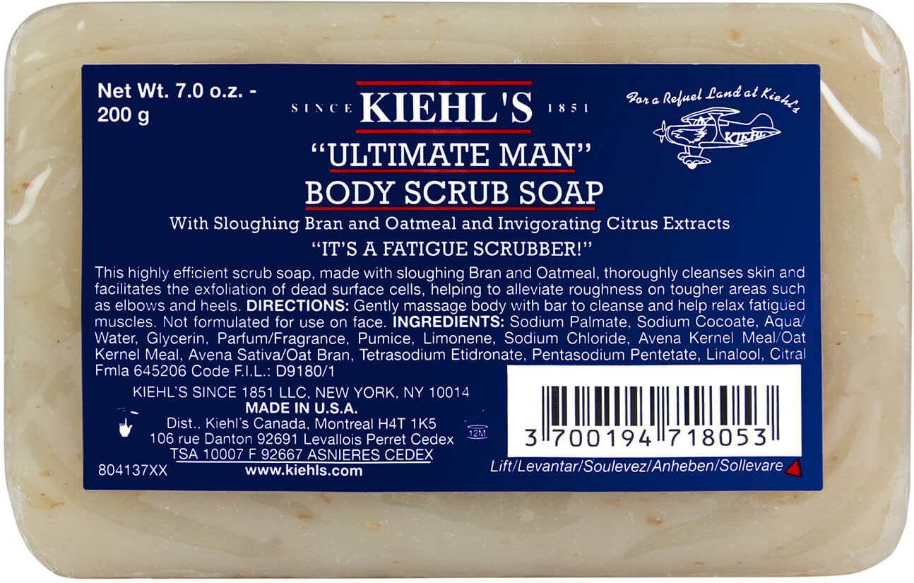 Thumbnail - Kiehl's Ultimate Man Body Scrub Soap 200g