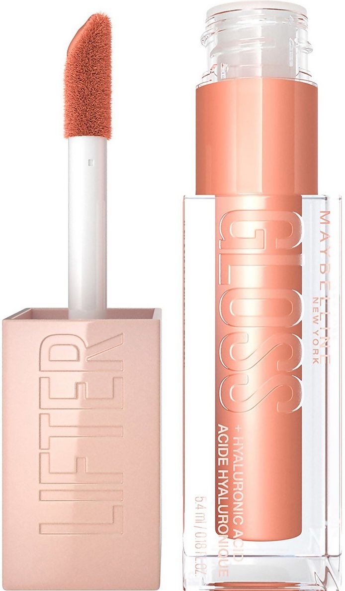 Maybelline Lifter Gloss Hydrating Lip Gloss with Hyaluronic Acid 5g (Various Shades) - 007 Amber
