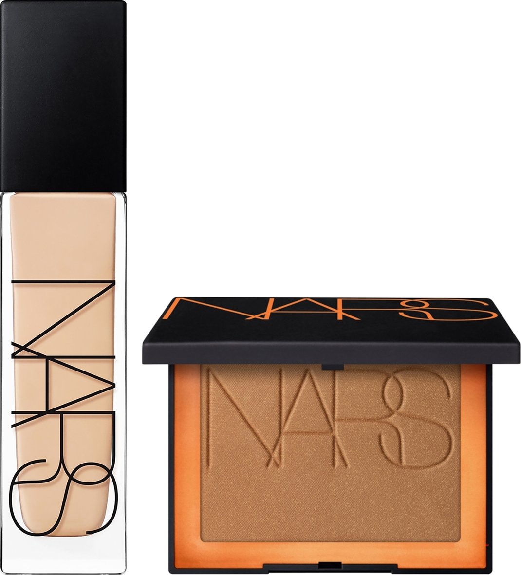 NARS Natural Longwear Foundation 30ml and NARS Laguna Bronzing Powder 2.8g (Various Shades) - Mont Blanc