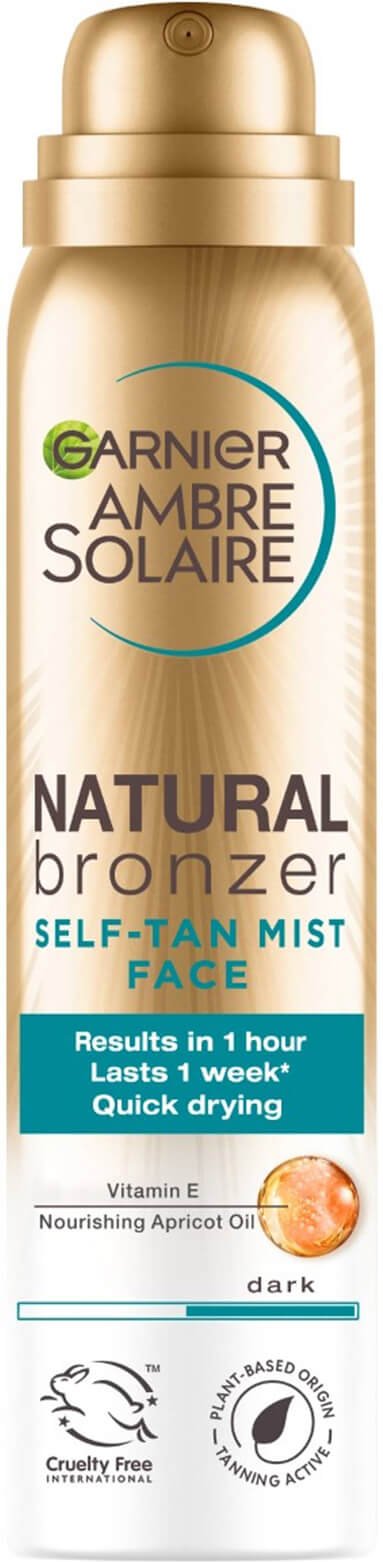 Garnier Ambre Solaire No Streaks Bronzer Face Mist Spray - Original (75ml)