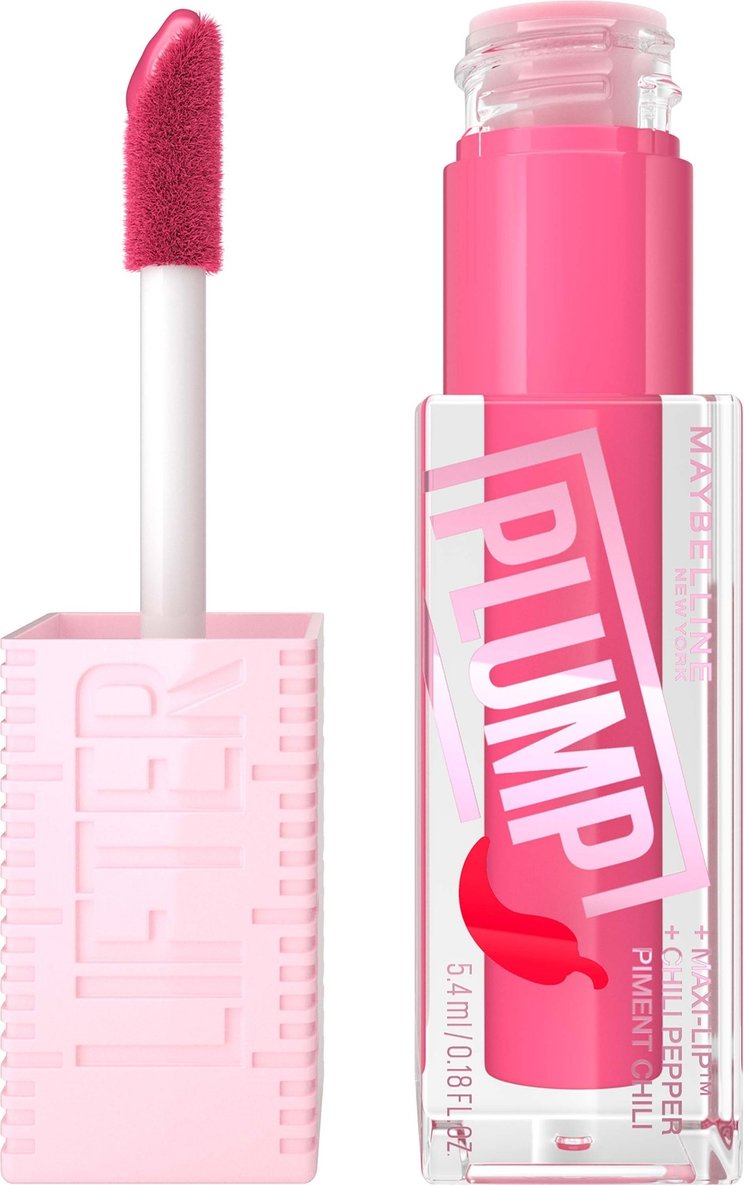 Thumbnail - Maybelline Lifter Gloss Plumping Lip Gloss Lasting Hydration Formula With Hyaluronic Acid and Chilli Pepper (Various Sha...