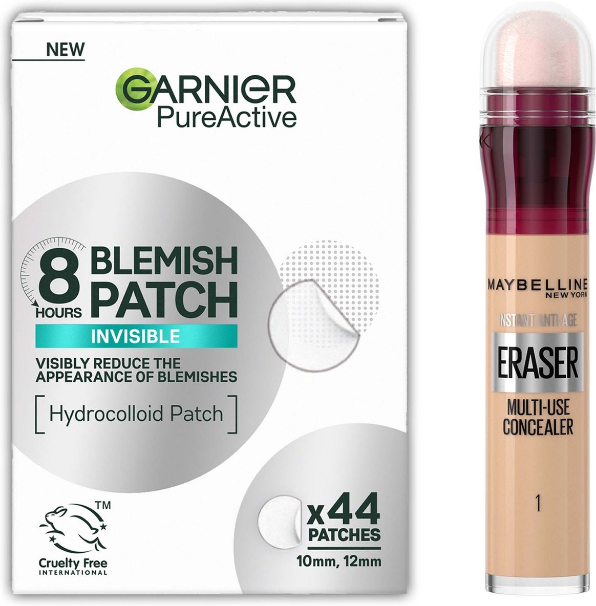 Garnier x Maybelline Patch & Conceal Bundle (Various Shades) - 01 Light