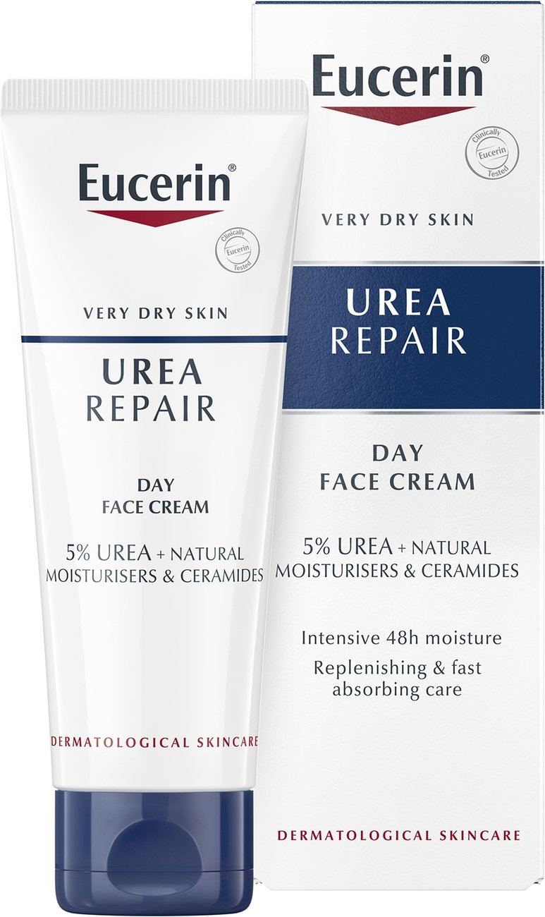 Eucerin® Dry Skin Replenishing Gesichtscreme 5% Urea mit Lactat (50ml)