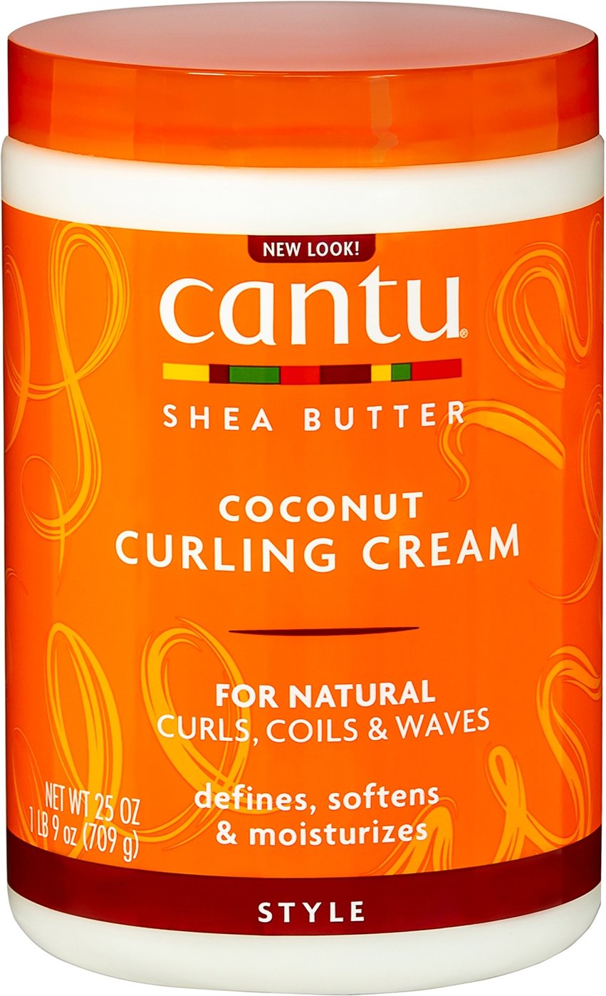 Cantu Shea Butter for Natural Hair Coconut Curling Cream – Salon Size 709g