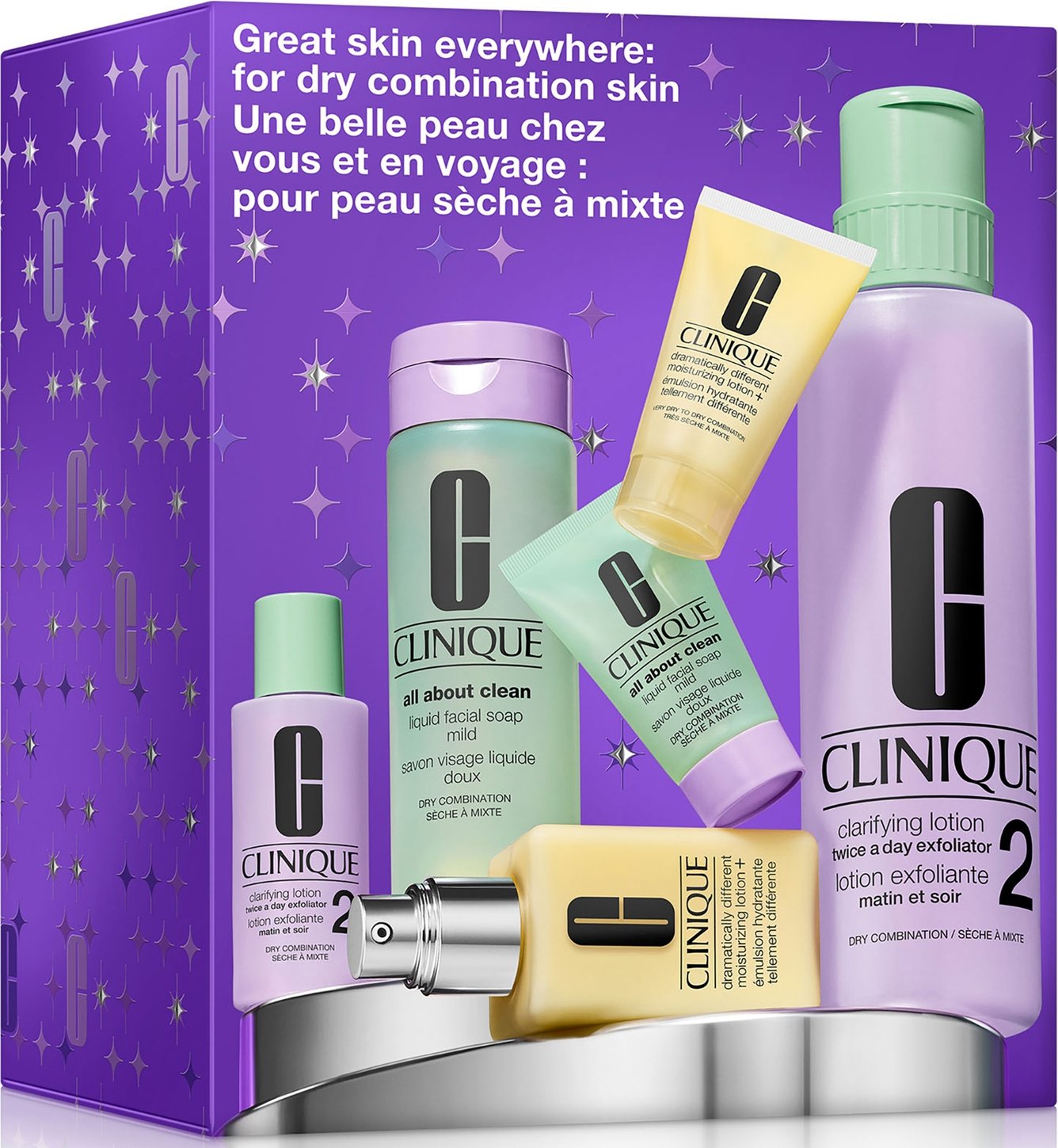 Clinique Great Skin Everywhere Set: For Dry Combination Skin