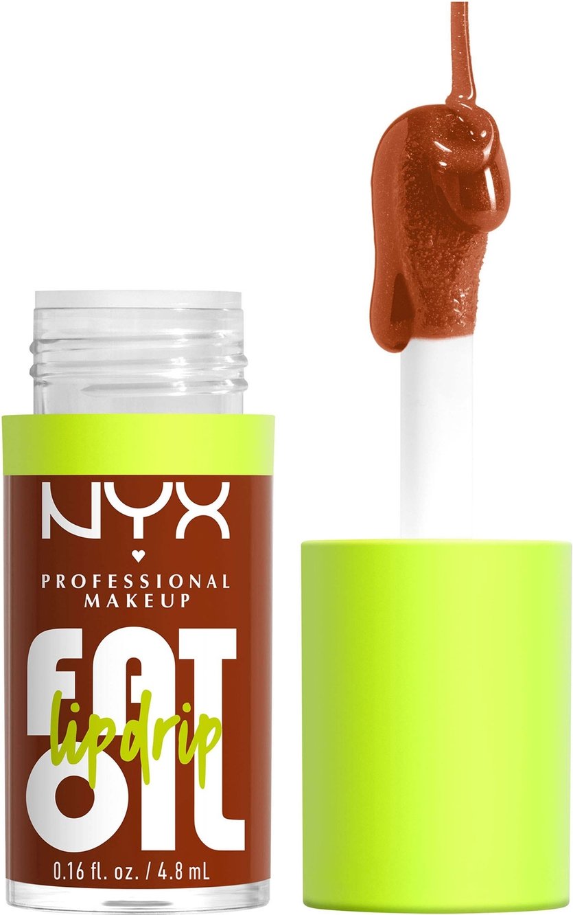 NYX Professional Makeup Fat Oil Lip Drip 12H Hydration Non-Sticky Finish Lip Gloss 4.8ml (Various Shades) - SCROLLIN