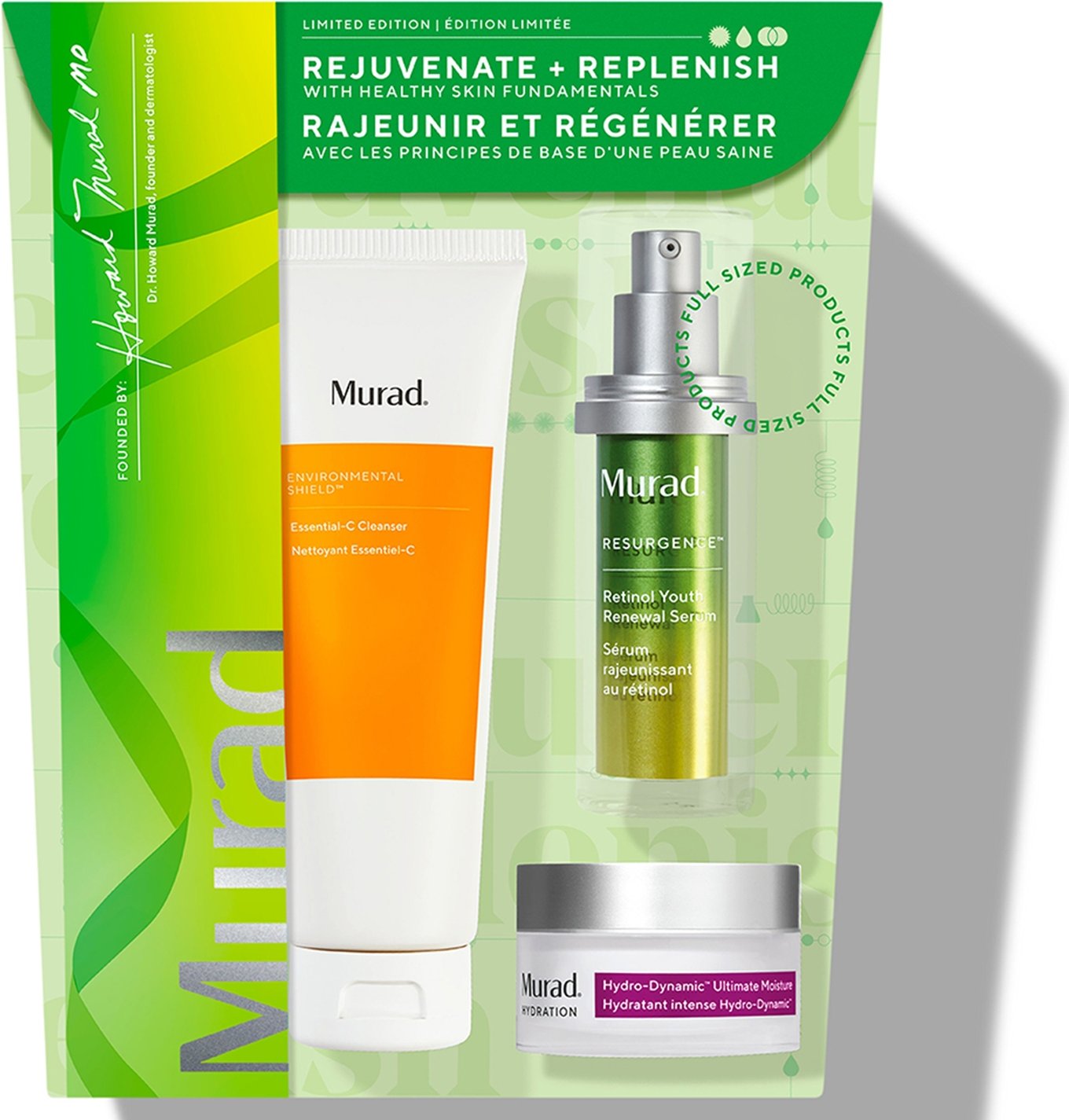 Murad Rejuvenate + Replenish with Healthy Skin Fundamentals Set