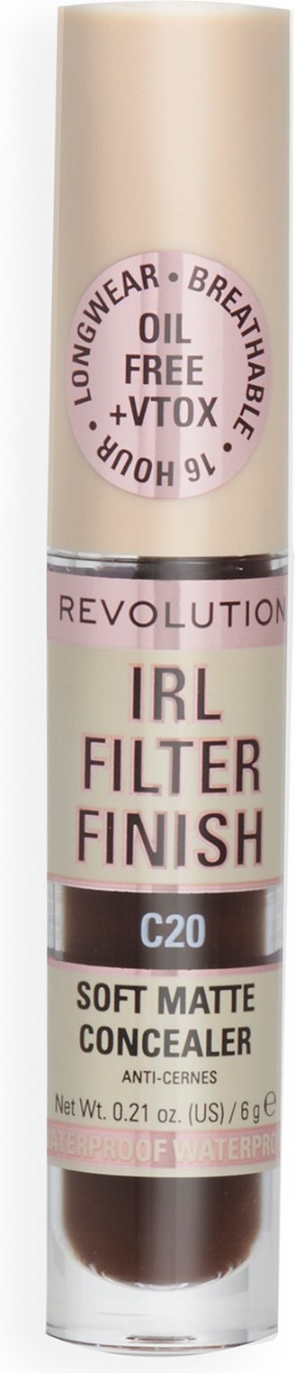 Makeup Revolution IRL Filter Finish Concealer 6g (Various Shades) - C20
