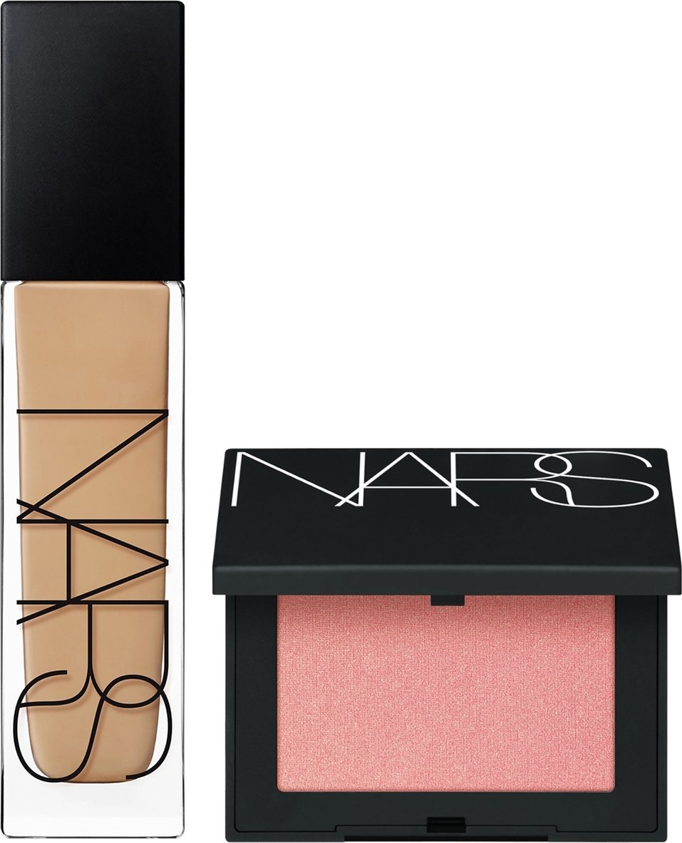 NARS Natural Longwear Foundation 30ml and NARS Blush Orgasm 4.8g Bundle (Various Shades) - Barcelona