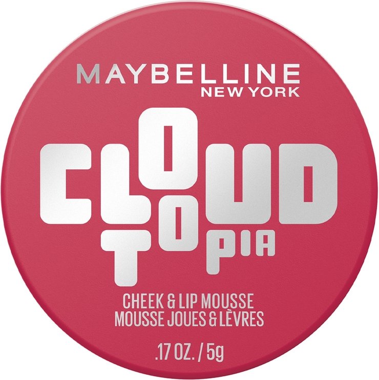 Maybelline New York Cloudtopia Blush Cheek & Lip Mousse Up to 14H Cheek Colour (Various Shades) - 2 Ethereal Rouge