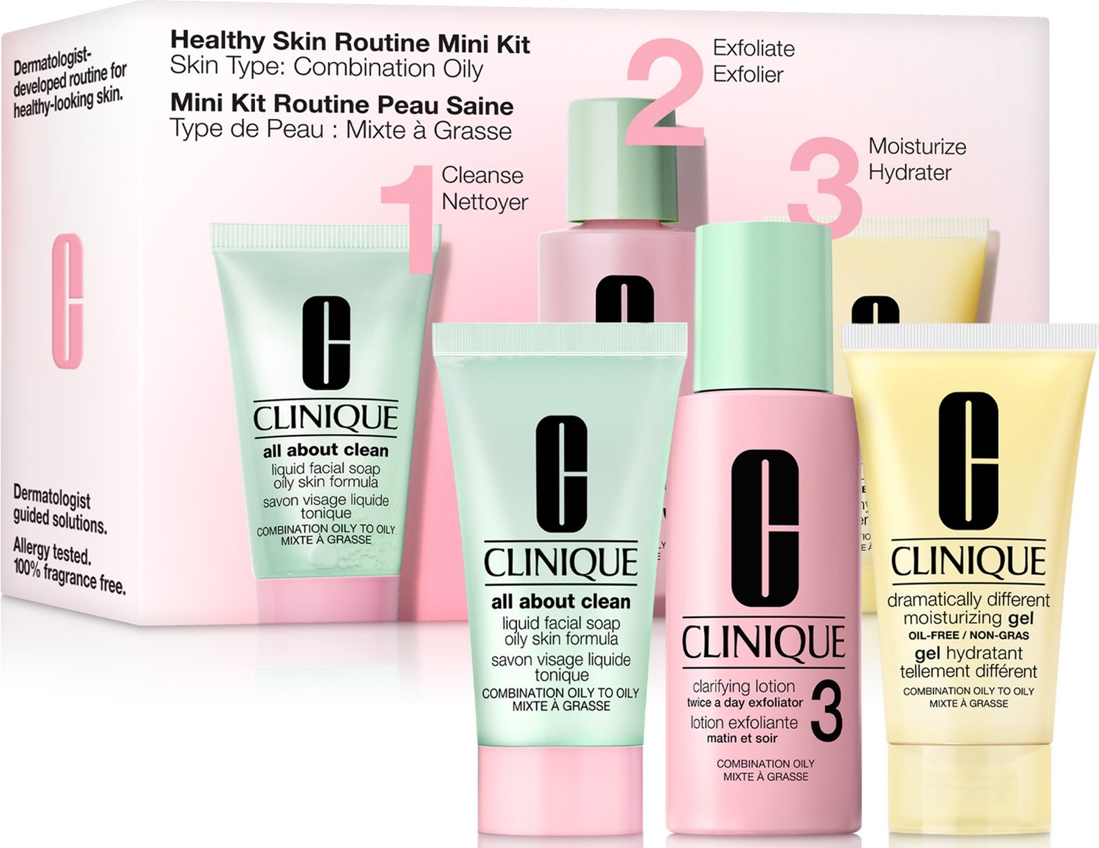 Clinique Healthy Skin Routine Mini Kit Skin Type: Combination Oily