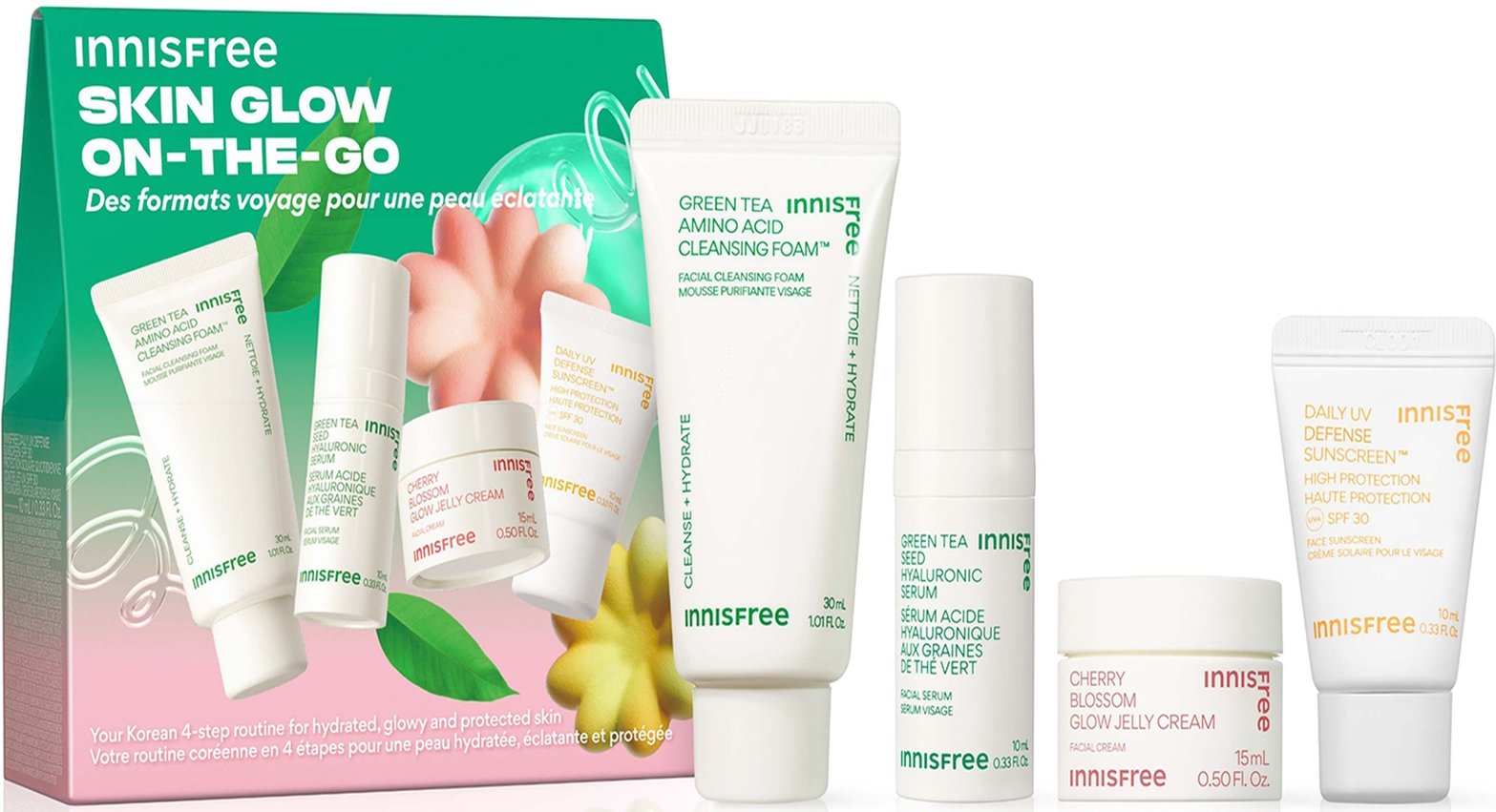 INNISFREE Skin Glow on the Go set