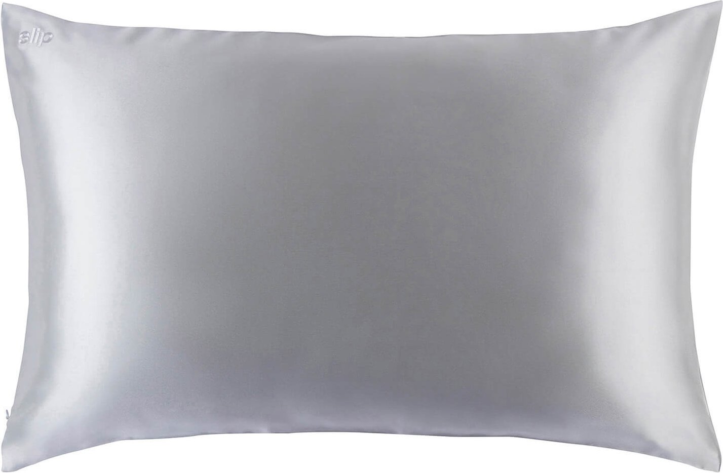 Slip Silk Pillowcase - Queen - Silver
