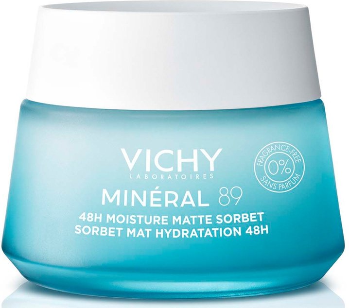 Vichy Mineral 89 48H Moisture Matte Sorbet 50ml