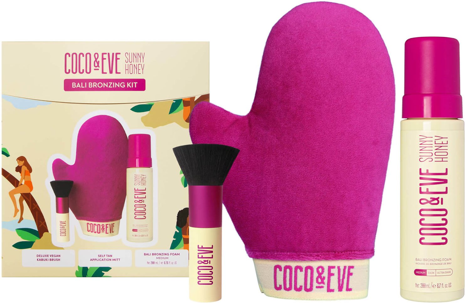 Thumbnail - Coco & Eve Bali Bronzing Kit - Medium