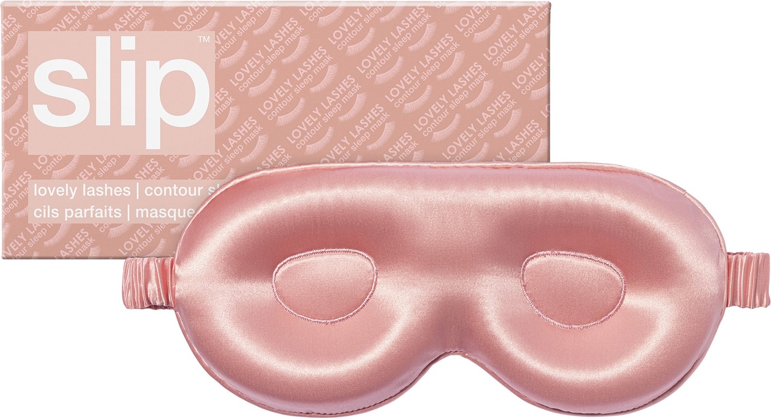 Slip Silk Contour Sleep Mask - Rose