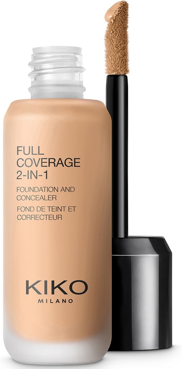 KIKO Milano Full Coverage 2-in-1 Foundation and Concealer 25ml (Various Shades) - 60 Rose