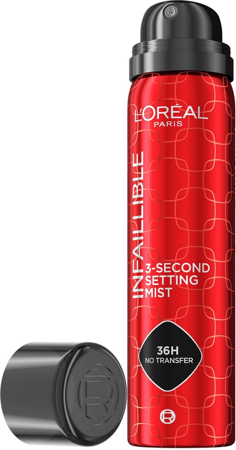 L'Oréal Paris Infallible 3-Second Makeup Setting Spray (Various Sizes) - 75ml