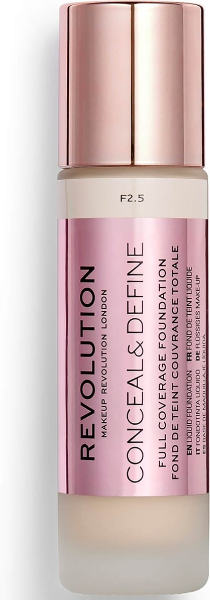 Makeup Revolution Conceal & Define Foundation (Various Shades) - F2.5