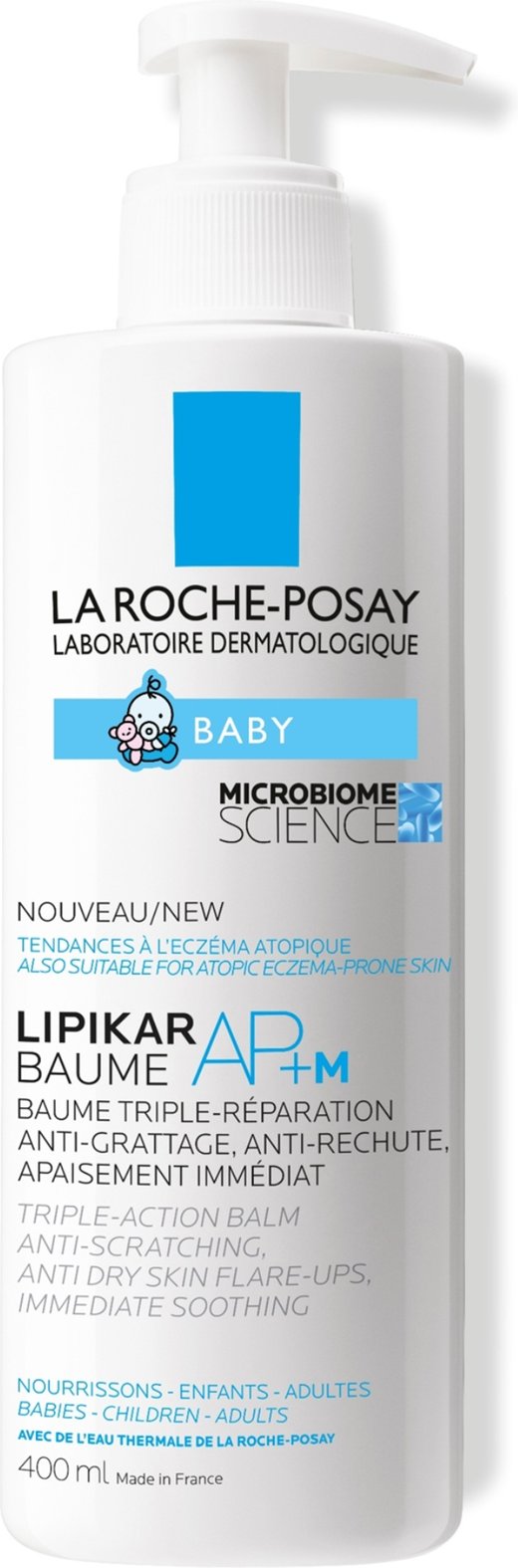 La Roche-Posay Baby Lipikar AP+M Moisturiser for Dry Skin 400ml